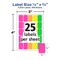 Avery Color-Coding Removable Labels, 1/2" x 3/4", Assorted Neon Colors, Non-Printable, 8 Packs, 4,200 Blank Labels Total (21928)